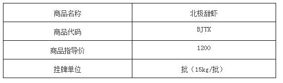 北极甜虾合约简介